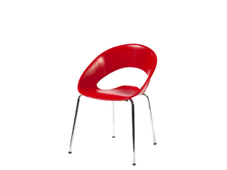venta silla espera coffee circle roja