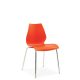 venta silla espera coffee meeting room 917 plástico naranja 2