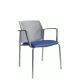venta silla fija versa asiento tapizado brazos cromada
