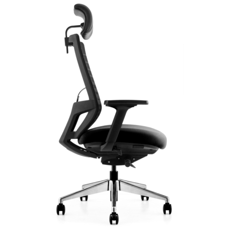 venta silla gerencial Kompass base Aluminio