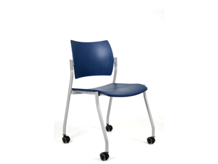 venta silla fija dream plastico ruedas sin brazos
